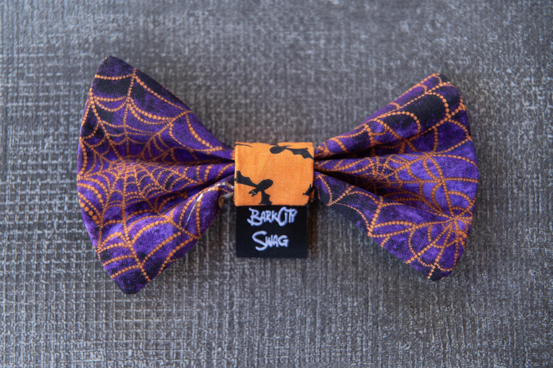 Limited Edition Purple Web Bow
