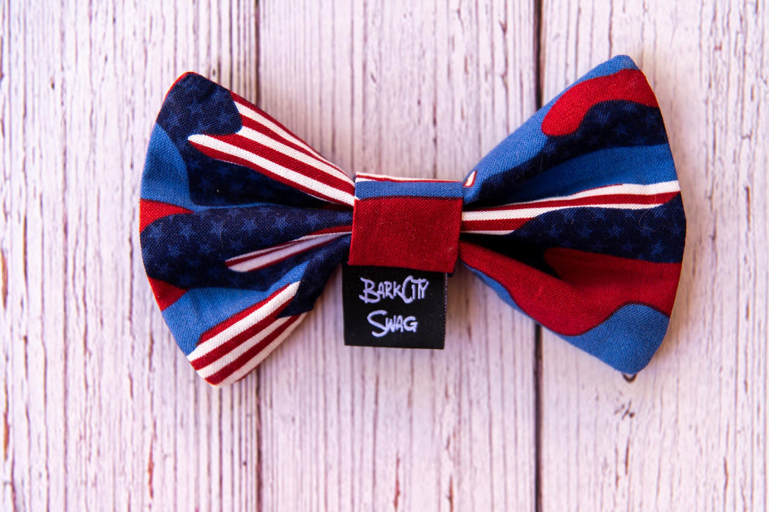 Patriotic Cammo Bow